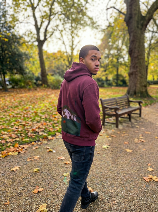 ISLINGTON SHADE — Maroon Hoodie