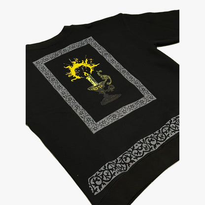 MIDNIGHT LONDON — Black Crewneck