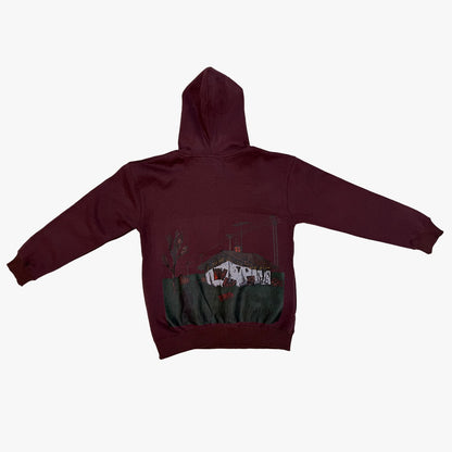 ISLINGTON SHADE — Maroon Hoodie